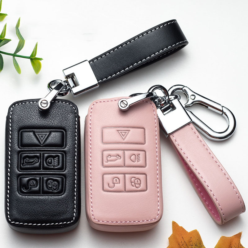 Leather Key Case Shell Car Key Cover for Land Rover Range Rover Sport Evoque Velar Discovery 5/Jaguar E-Pace 2018 2019
Leather Key Case Shell Car Key Cover for Land Rover Range Rover Sport Evoque Velar Discovery 5/Jaguar E-Pace 2018 2019