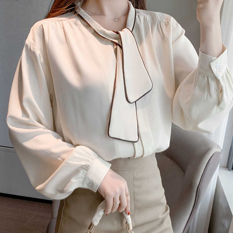 Blusas Blouses Femme Long Sleeve Shirts Women Blouse Women Blusas Mujer De Moda Bow V-Neck Chiffon Blouse Shirt Tops D685 210602, Apricot
Blusas Blouses Femme Long Sleeve Shirts Women Blouse Women Blusas Mujer De Moda Bow V-Neck Chiffon Blouse Shirt Tops D685 210602, Apricot