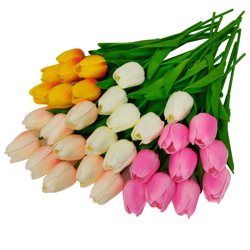 10PCS Tulip Artificial Flower Real Touch Artificial Bouquet Fake Flower for Wedding Decoration Flowers Home Garen Decor, Pink
10PCS Tulip Artificial Flower Real Touch Artificial Bouquet Fake Flower for Wedding Decoration Flowers Home Garen Decor, Pink