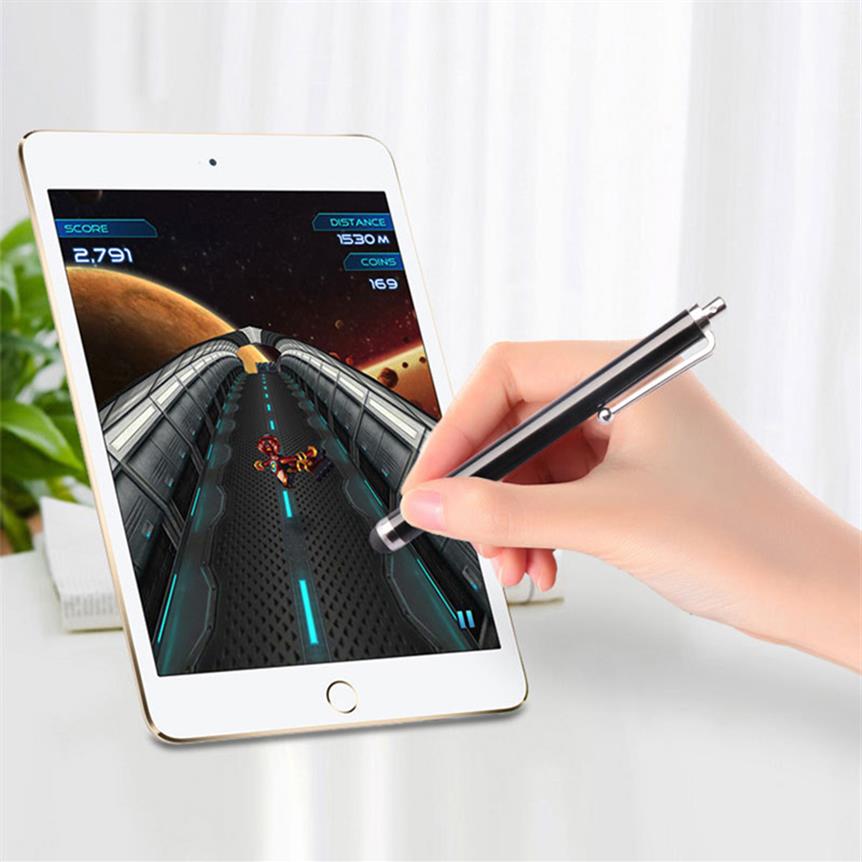 90 Touch Screen Pen Metal Capacitive Screen Stylus Pens For Samsung iPhone Cell Phone Tablet PC 10 Colors548y3150220