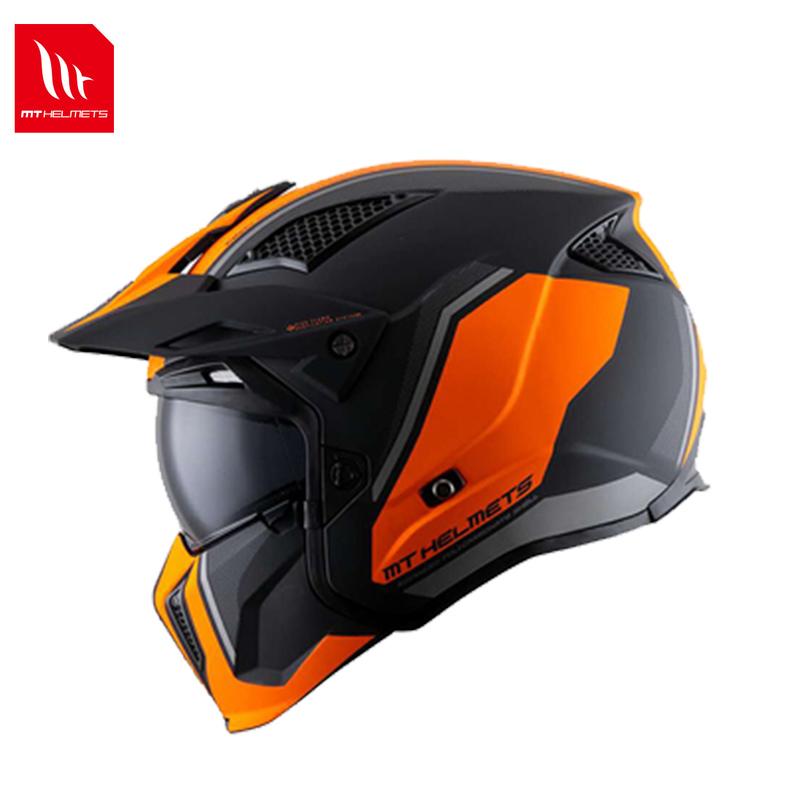 Motorcycle Helmets Original MT Helmet Men Women Streetfighter Motocross Full Face Off-Road Moto Accessories Orange Black, Heihongshuangzi
Motorcycle Helmets Original MT Helmet Men Women Streetfighter Motocross Full Face Off-Road Moto Accessories Orange Black, Heihongshuangzi