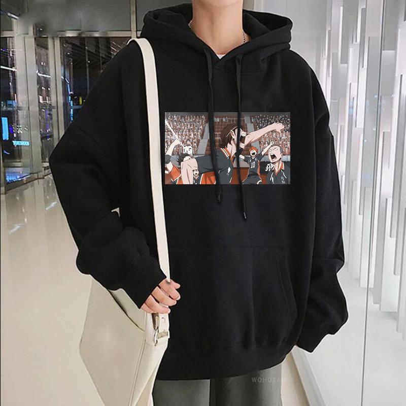 Men's Hoodies & Sweatshirts Harajuku Japan Anime Haikyuu Hoodie Men Funny Cartoon Karasuno High Graphic Streetwear Winter Warm Korean Fa, Black
Men's Hoodies & Sweatshirts Harajuku Japan Anime Haikyuu Hoodie Men Funny Cartoon Karasuno High Graphic Streetwear Winter Warm Korean Fa, Black