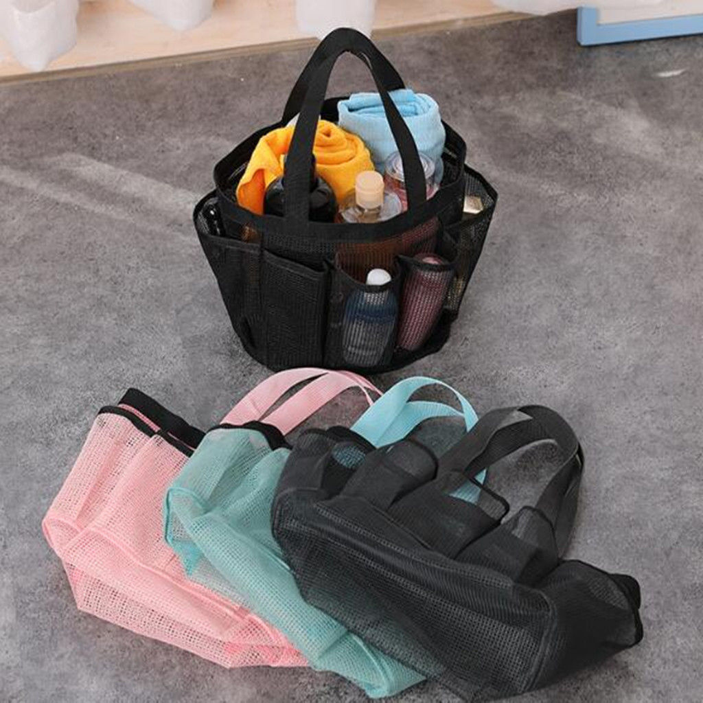 Mesh Net Shoes Bag 8 Side Pockets Handbag Mesh Beach Swim Bathroom Gym Totes Organizer Storage Laundry Makeup Cosmetic Washing Bag gG32QHHJ, Black
Mesh Net Shoes Bag 8 Side Pockets Handbag Mesh Beach Swim Bathroom Gym Totes Organizer Storage Laundry Makeup Cosmetic Washing Bag gG32QHHJ, Black