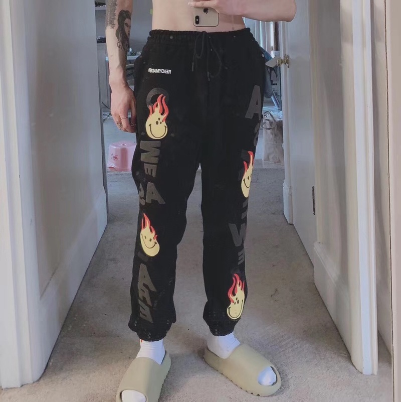 2021 New 20ss Sweatpants Women Men Digital Direct Printing Kanye West Casual Joggers Fasion Readymade Pants Zxqo, Black
2021 New 20ss Sweatpants Women Men Digital Direct Printing Kanye West Casual Joggers Fasion Readymade Pants Zxqo, Black
