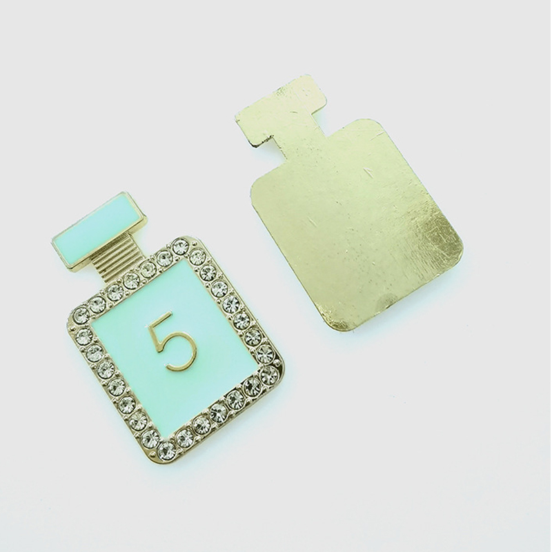 Multicolor Rhinestone Perfume Bottle Charms Diy Jewelry Hair Accessories Components Shoes Slippers Making Parts
