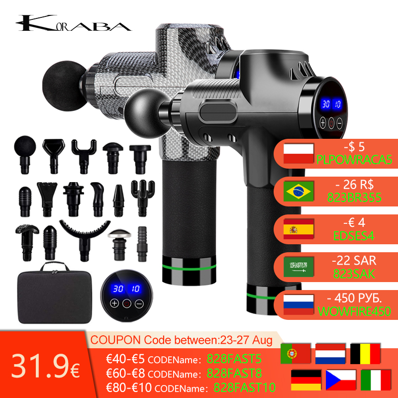 LCD Electric massage Fascia Gun Slimming Body Muscle Relaxation for Neck back foot leg shoulder Massager massage Gun percussion
LCD Electric massage Fascia Gun Slimming Body Muscle Relaxation for Neck back foot leg shoulder Massager massage Gun percussion