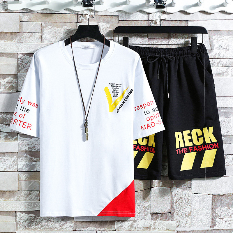 2021 New Summer Print T-shirt +shorts Short Sleeve Shirts Streetwear Shorts Casual Men Clothing Fashion Sets Tracksuit Hip Hop Ukth, Beige
2021 New Summer Print T-shirt +shorts Short Sleeve Shirts Streetwear Shorts Casual Men Clothing Fashion Sets Tracksuit Hip Hop Ukth, Beige