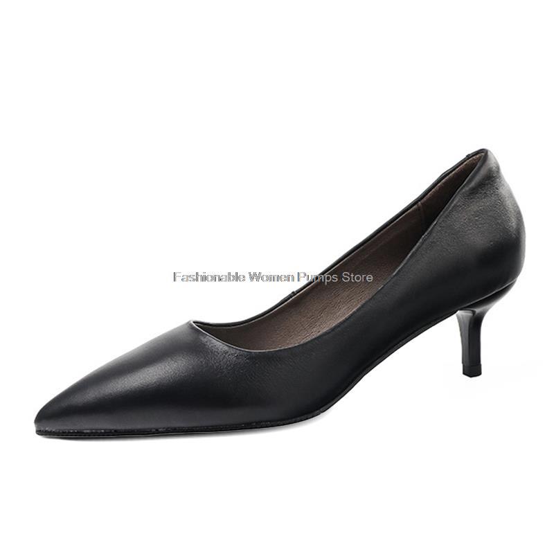 Dress Shoes 2021 OL Office Ladies Black 5.5cm Thin High Heels Women Pumps Comfort Pointed Toe Commuter Casual Stiletto 34-40
Dress Shoes 2021 OL Office Ladies Black 5.5cm Thin High Heels Women Pumps Comfort Pointed Toe Commuter Casual Stiletto 34-40
