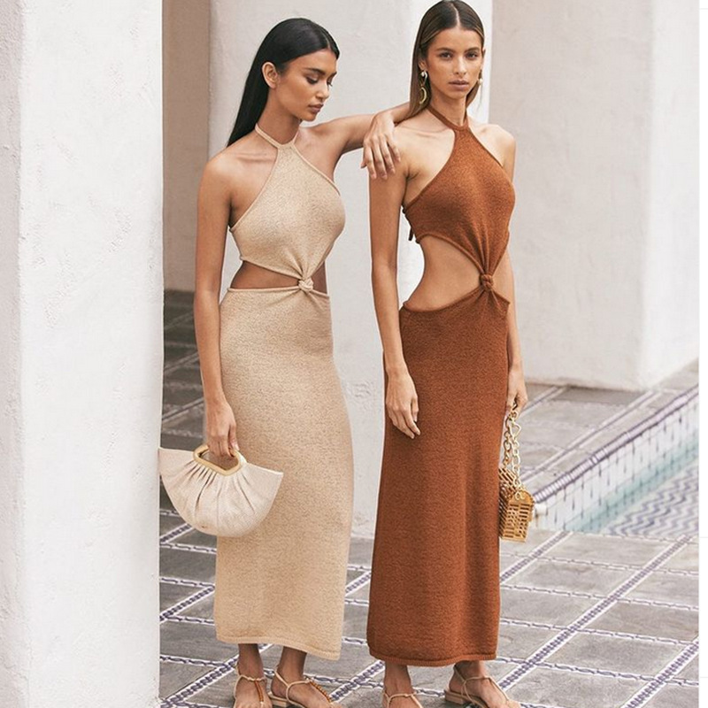 Women Knitted Swimwear Cover Ups Beachwear 2021 New Summer Halter knot Bathing Suit Beach Bikini Cover-Ups Swimsuit Cover-ups Long Dress, Black;gray
Women Knitted Swimwear Cover Ups Beachwear 2021 New Summer Halter knot Bathing Suit Beach Bikini Cover-Ups Swimsuit Cover-ups Long Dress, Black;gray