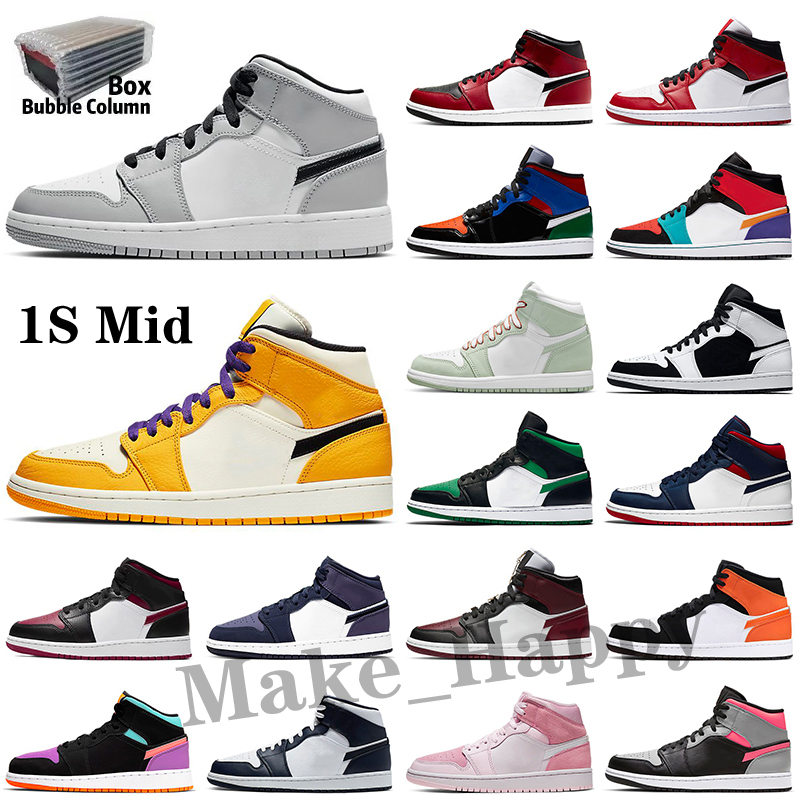Mens 1 Mid University Blue bordeaux 1s Basket ball Shoes Barely rose pollen hyper royal dark mocha seafoam UNC men women Designer sneakers, Color 23
Mens 1 Mid University Blue bordeaux 1s Basket ball Shoes Barely rose pollen hyper royal dark mocha seafoam UNC men women Designer sneakers, Color 23