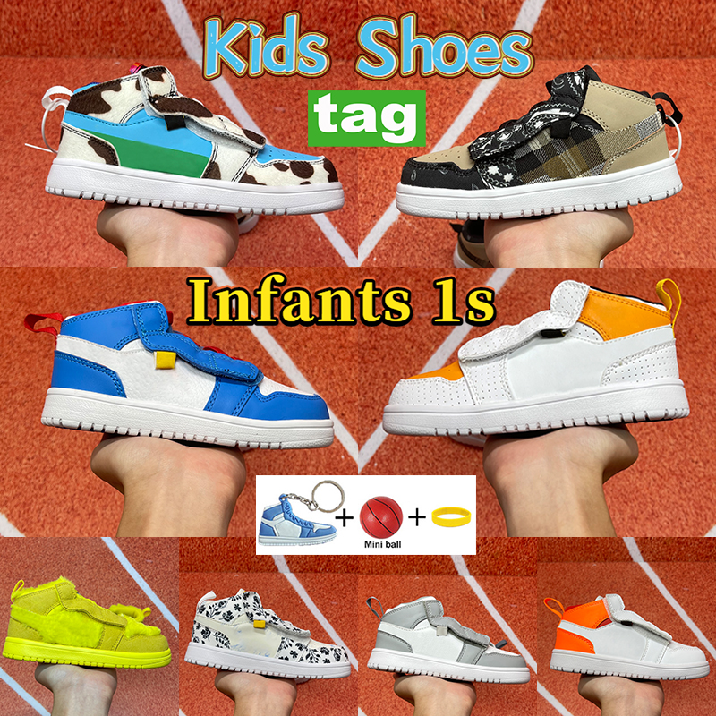 Fashion 1 1s mid alt TD PS kids basketball shoes chunky dunky green yellow bear Cactus Jack white print metallic gold laser orange Infants sneakers trainers, Bubble wrap packaging
Fashion 1 1s mid alt TD PS kids basketball shoes chunky dunky green yellow bear Cactus Jack white print metallic gold laser orange Infants sneakers trainers, Bubble wrap packaging