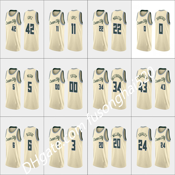 2021 Printed Custom Men's Women kids Antetokounmpo Eric Bledsoe Khris Middleton George Hill Cream Custom City Basketball Jersey, Black;red
2021 Printed Custom Men's Women kids Antetokounmpo Eric Bledsoe Khris Middleton George Hill Cream Custom City Basketball Jersey, Black;red