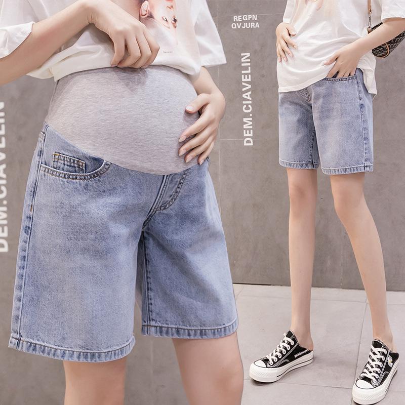 Maternity Bottoms Denim Fashion Shorts Summer Pregnancy Cotton Short Slim Tight Hole Elastic Jeans Pants Plus Size, Blue
Maternity Bottoms Denim Fashion Shorts Summer Pregnancy Cotton Short Slim Tight Hole Elastic Jeans Pants Plus Size, Blue