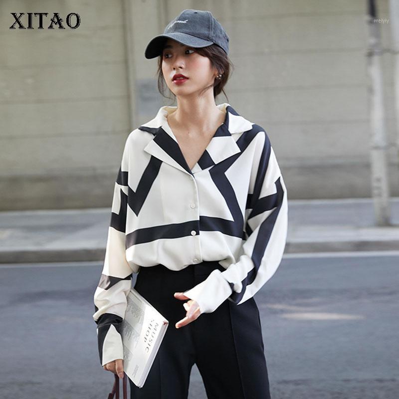 Women's Blouses & Shirts XITAO Fashion Loose Print Chiffon Blouse Women Clothes 2021 Spring Match All Turn Down Collar Full Sleeve Shirt Top, See picture zll4835
Women's Blouses & Shirts XITAO Fashion Loose Print Chiffon Blouse Women Clothes 2021 Spring Match All Turn Down Collar Full Sleeve Shirt Top, See picture zll4835