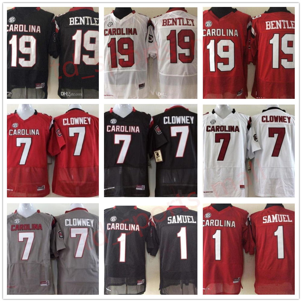 Mens Kids 1 Deebo Samuel 19 Jake Bentley 7 Jadeveon Clowney 14 C.SHAW Marcus Lattimore Gamecock College NCAA Football Jerseys, As shown in illustration
Mens Kids 1 Deebo Samuel 19 Jake Bentley 7 Jadeveon Clowney 14 C.SHAW Marcus Lattimore Gamecock College NCAA Football Jerseys, As shown in illustration