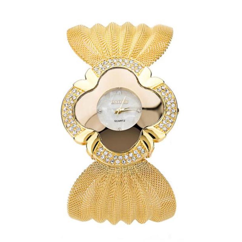 Wristwatches No.2 Women Watch Luxury Rhinestone Gold Bracelet Dress Mesh Belt Quartz Wrist Relogio Feminino, 7244-3
Wristwatches No.2 Women Watch Luxury Rhinestone Gold Bracelet Dress Mesh Belt Quartz Wrist Relogio Feminino, 7244-3