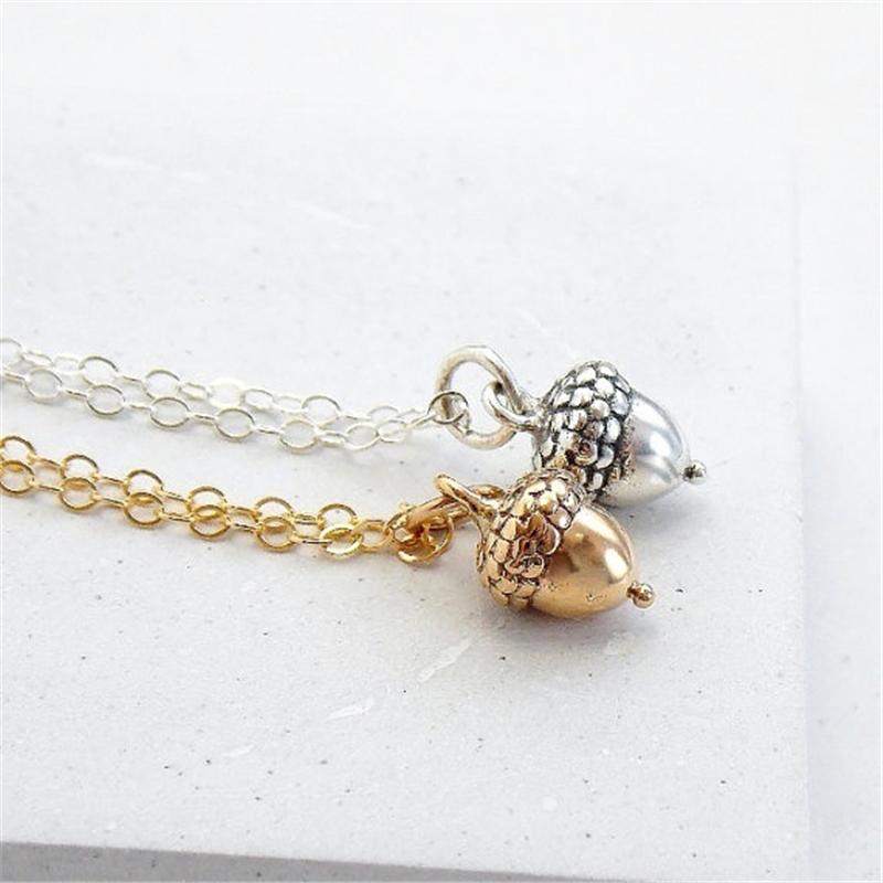 Pendant Necklaces 2pcs1 Set Of Acorn Coconut Necklace Creative Fruit Clavicle Chain Peter Pan's Kiss Fashion Girl Jewelry Gift, Silver
Pendant Necklaces 2pcs1 Set Of Acorn Coconut Necklace Creative Fruit Clavicle Chain Peter Pan's Kiss Fashion Girl Jewelry Gift, Silver