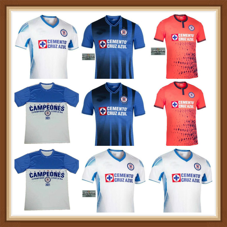 21 22 Cruz Azul Home Soccer Jersey 2021 2022 away third red Football Shirt Liga MX Men + Kids kit camiseta de fútbol, Blue
21 22 Cruz Azul Home Soccer Jersey 2021 2022 away third red Football Shirt Liga MX Men + Kids kit camiseta de fútbol, Blue