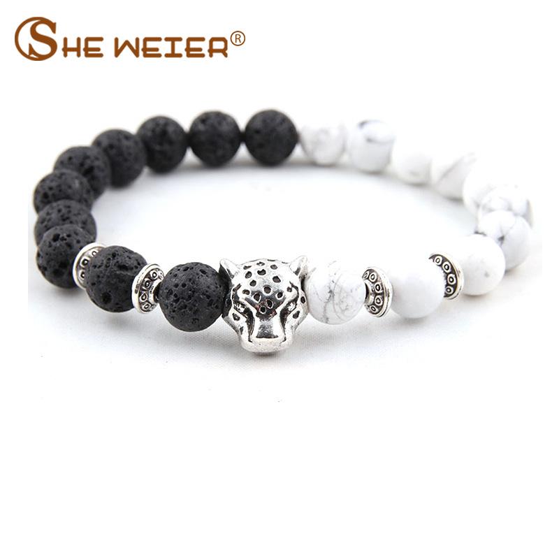 Link, Chain SHE WEIER Men Couple Beads Natural Stone Chakra Lion Bracelet For Women Jewelry Female Friend
Link, Chain SHE WEIER Men Couple Beads Natural Stone Chakra Lion Bracelet For Women Jewelry Female Friend