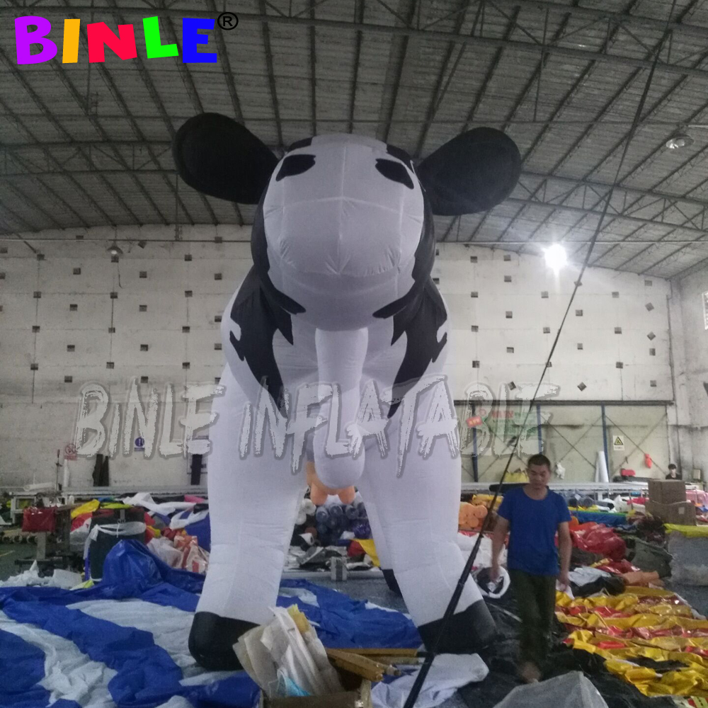 custom made 6mL giant inflatable milk cow advertising cattle inflatables animals for events decor