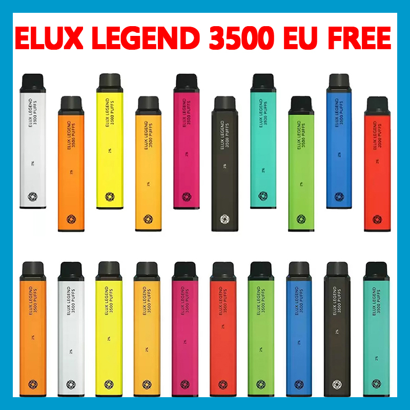 22 Flavors Elux Legend 3500 Puffs Disposable Pod E Cigarette With 1500mAh Battery 10ml Prefilled Pod 2% Cartridge Vape Pen Europ Free Ship
22 Flavors Elux Legend 3500 Puffs Disposable Pod E Cigarette With 1500mAh Battery 10ml Prefilled Pod 2% Cartridge Vape Pen Europ Free Ship