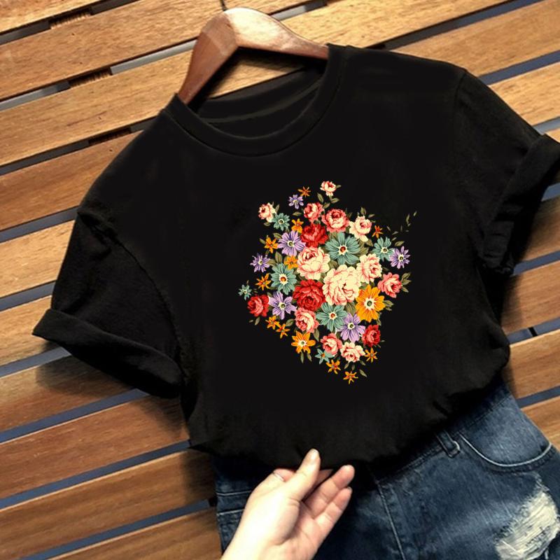 Men's T-Shirts Women Fashion Clothe T-shirt Short Sleeve Summer Casual Personality Pretty Wildflowers Print Top Unisex, Black1
Men's T-Shirts Women Fashion Clothe T-shirt Short Sleeve Summer Casual Personality Pretty Wildflowers Print Top Unisex, Black1