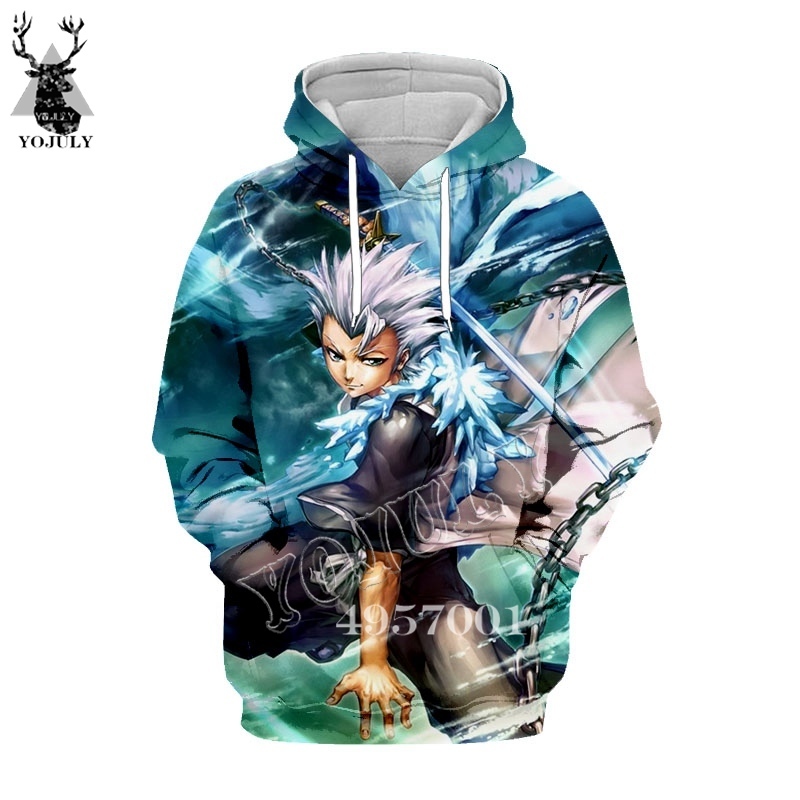 Unisex Streetwear Fashion Casual Full Sweatshirt Hoody 3D Printing Harajuku Anime BLEACH Men Pullover Hoodie Women Clothing Y899 201020