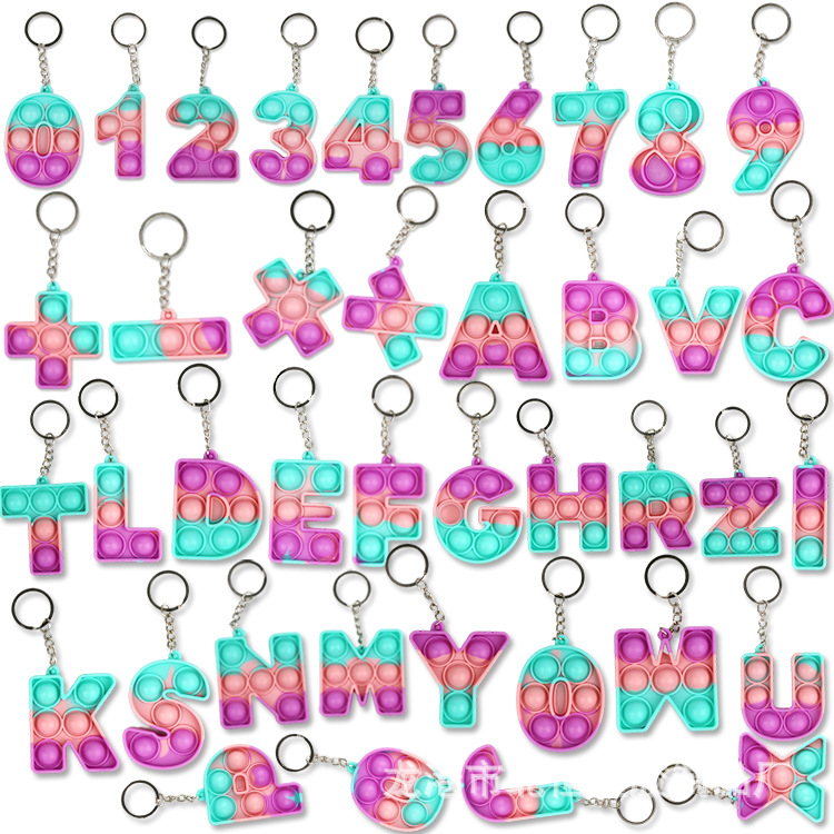 Children Adult Push Bubble Number Fidget Sensory Toy Key Ring Educational Toy Anti-stress Poit Fidget Toys decompression toy keychain
Children Adult Push Bubble Number Fidget Sensory Toy Key Ring Educational Toy Anti-stress Poit Fidget Toys decompression toy keychain