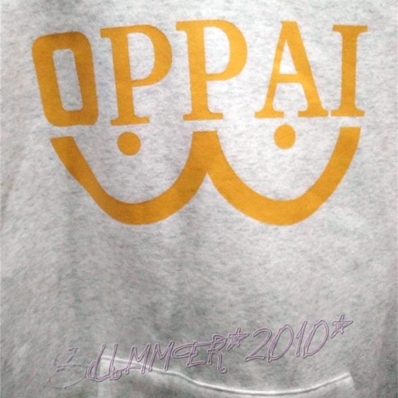 New Anime One Punch Man Saitama Oppai Hoodie Pullover Sweatshirt Cosplay Costume 201020