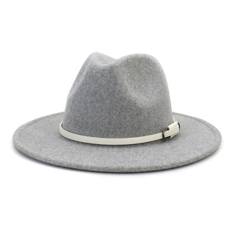 2021 Fedora Woide Brim Solid Belt Band Felted Hats Women Men Casual Formal Grey Black Luxury Warm Outdoor Wool Hat New Eot3, Ivory
2021 Fedora Woide Brim Solid Belt Band Felted Hats Women Men Casual Formal Grey Black Luxury Warm Outdoor Wool Hat New Eot3, Ivory