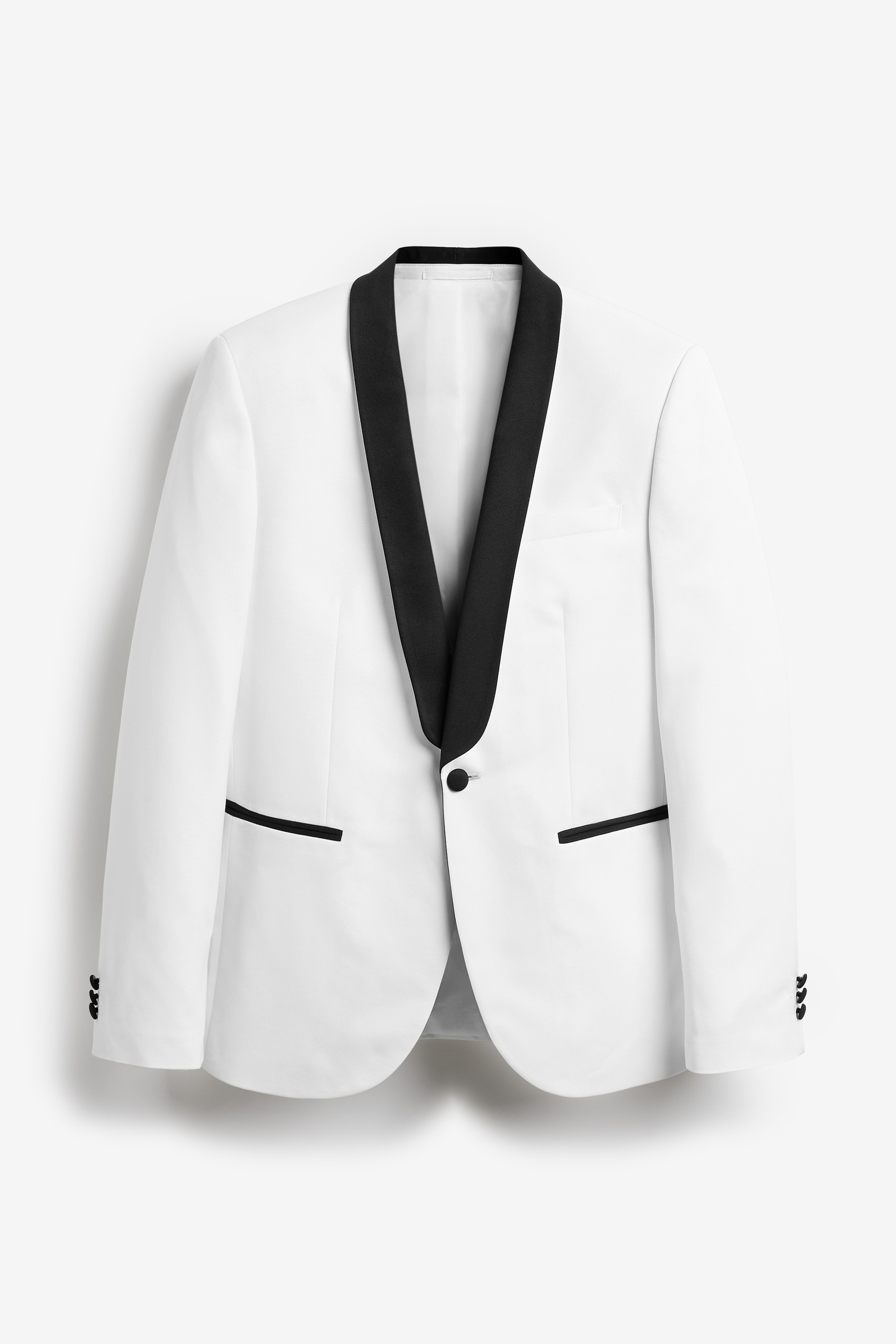 Summer Classic White Mens Pants Suits Black Shawl Lapel Groom Best Man Jacket Party Prom Wedding Blazer Tuxedos Custom 2 piece