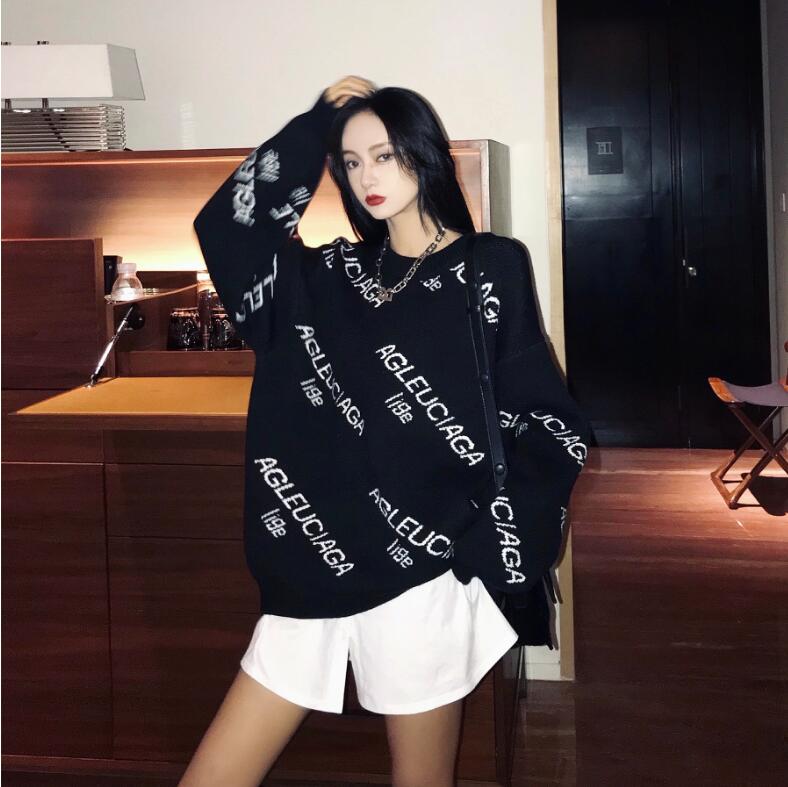 Women Knit Sweaters Womens Pullover Sweater Top Lingge Winter Clothes Woman Loose Coat Oversized Jumper Casual Pullovers Letters, W1
Women Knit Sweaters Womens Pullover Sweater Top Lingge Winter Clothes Woman Loose Coat Oversized Jumper Casual Pullovers Letters, W1