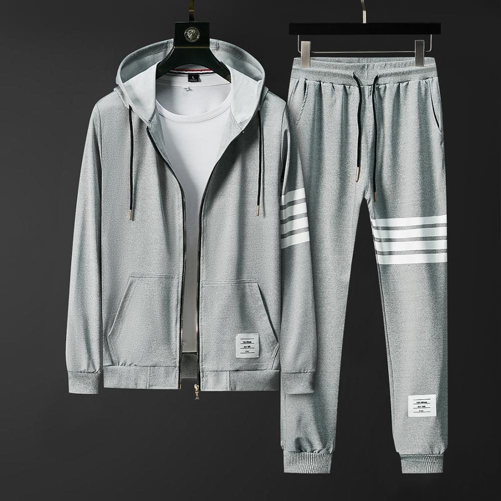 2021 Brand New Fall Men Sets Clothing Sweatsuit Cardigan Fashion Hoodies Clothes Trousers Sportswear Sweatpants Tracksuits 5yti, Blue
2021 Brand New Fall Men Sets Clothing Sweatsuit Cardigan Fashion Hoodies Clothes Trousers Sportswear Sweatpants Tracksuits 5yti, Blue