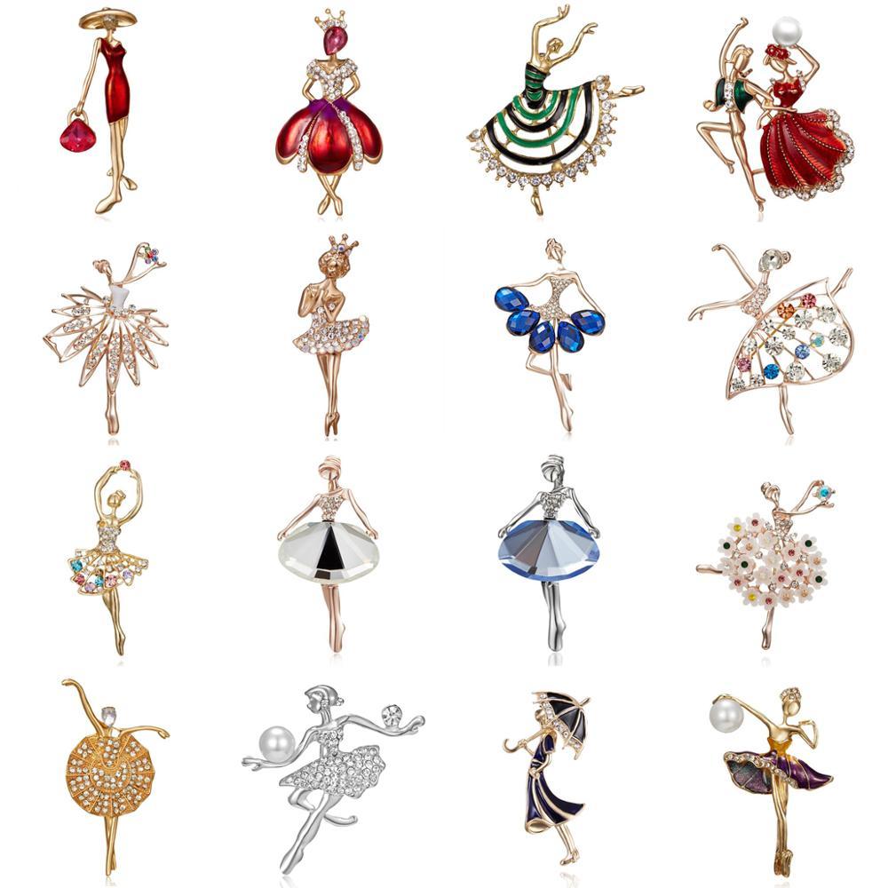 Elegant Crystal Brooches Pin Gymnastics Girl Ballet Dancer Cute Brooch Bijouterie Corsage Wedding Festival Jewelry
Elegant Crystal Brooches Pin Gymnastics Girl Ballet Dancer Cute Brooch Bijouterie Corsage Wedding Festival Jewelry