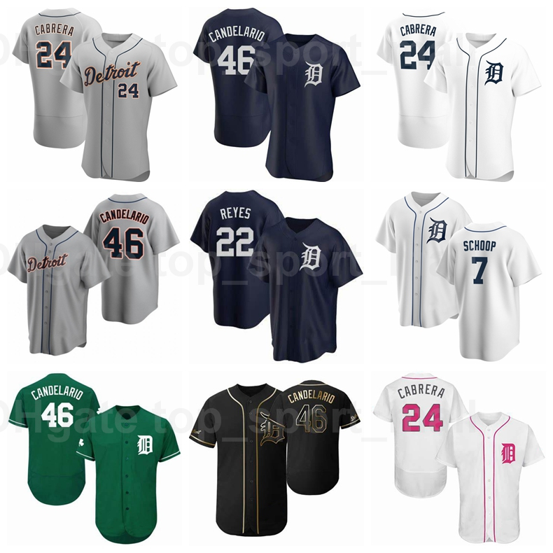 New Baseball 24 Miguel Cabrera Jersey 46 Jeimer Candelario 7 Jonathan Schoop 20 Christin Stewart 22 Victor Reyes Navy Blue Green Grey Black, Women
New Baseball 24 Miguel Cabrera Jersey 46 Jeimer Candelario 7 Jonathan Schoop 20 Christin Stewart 22 Victor Reyes Navy Blue Green Grey Black, Women