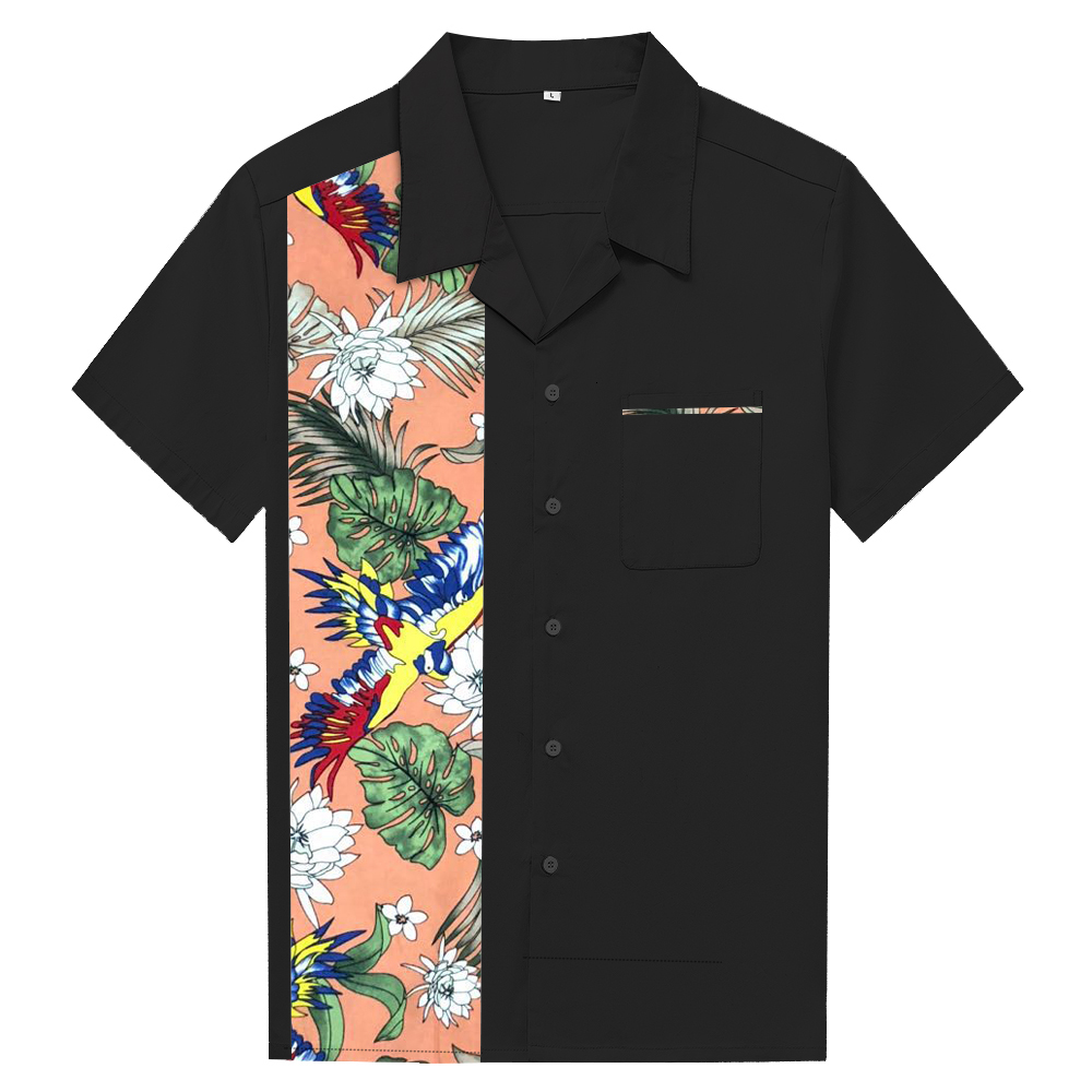 2021 New Men Fashion Casual Designs Cotton Bird of Paradise Salmon Panel Tops Rockabilly Vintage Club Retro Black Short Sleeve Shirt Obo3, St110birds-p
2021 New Men Fashion Casual Designs Cotton Bird of Paradise Salmon Panel Tops Rockabilly Vintage Club Retro Black Short Sleeve Shirt Obo3, St110birds-p