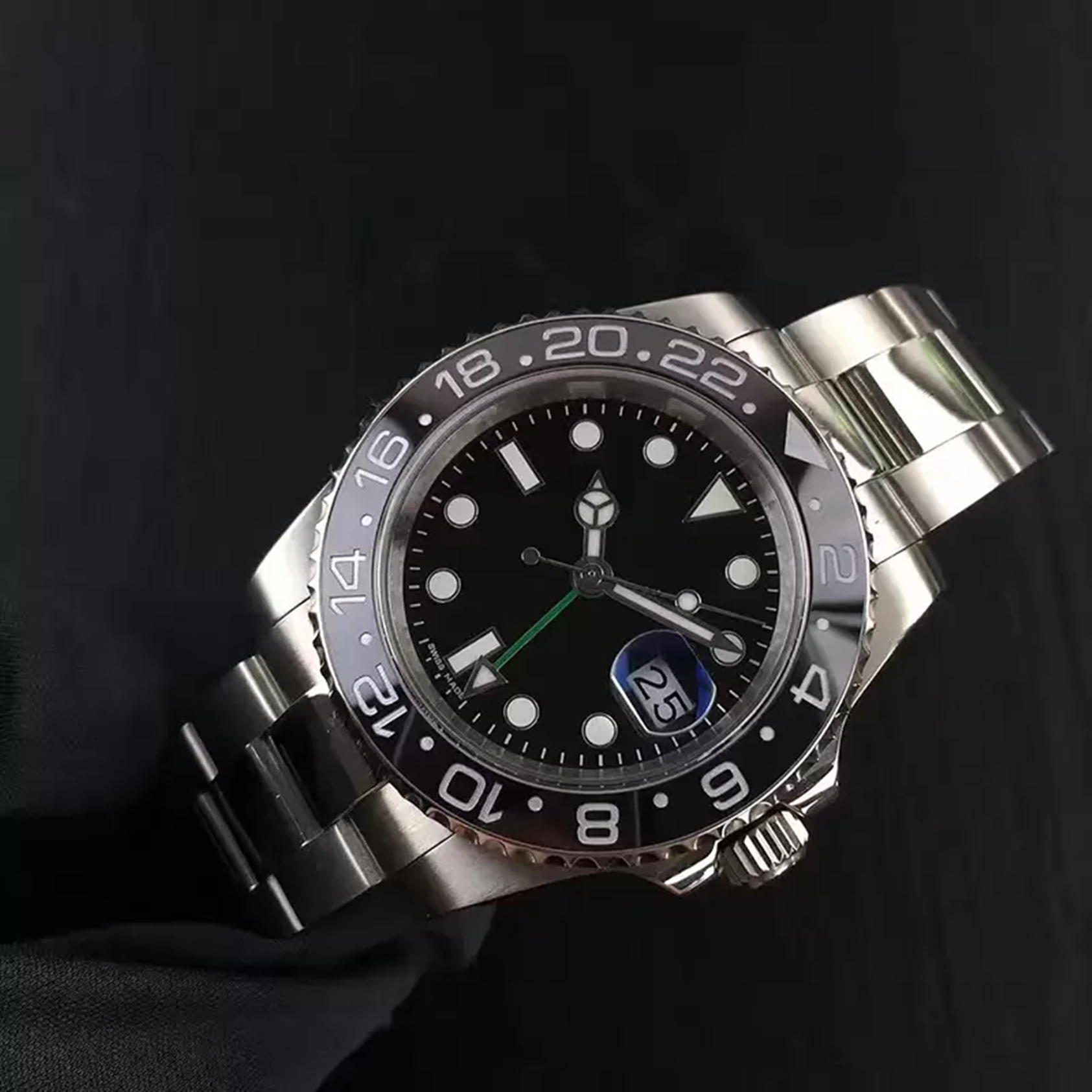 High Quality Asia 2813 Movement 40mm GMT Ceramic Bezel 116710 116710blnr Automatic Mechanical Mens Men's Watch Watches, Style 1 original box + watch
High Quality Asia 2813 Movement 40mm GMT Ceramic Bezel 116710 116710blnr Automatic Mechanical Mens Men's Watch Watches, Style 1 original box + watch