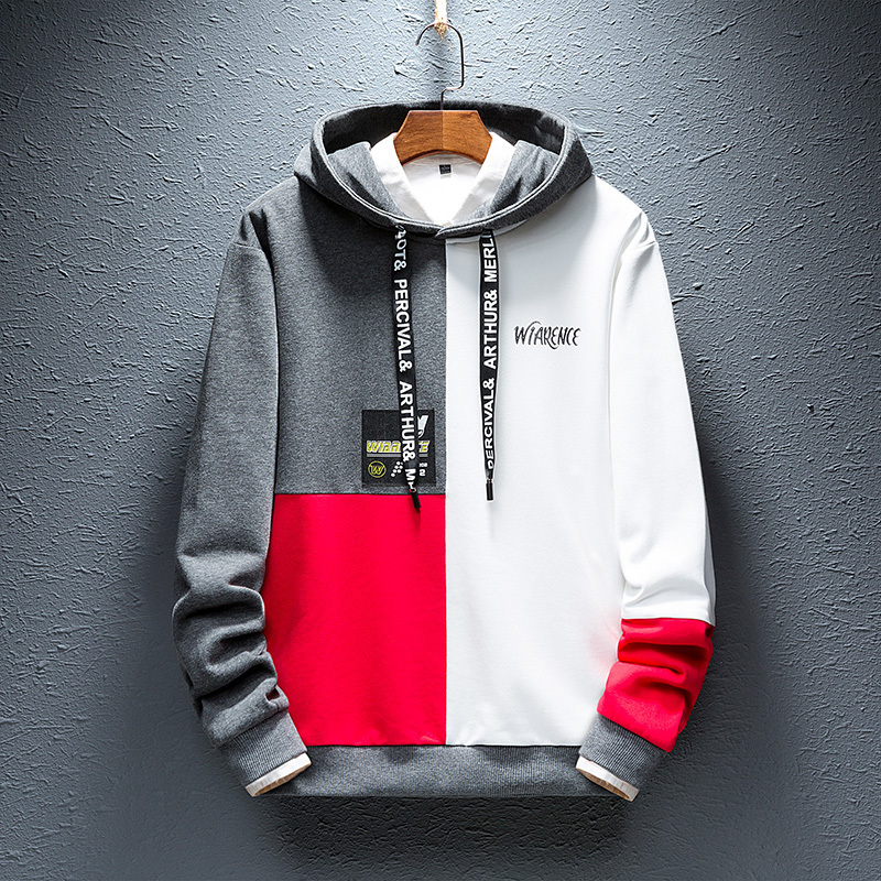 SingleRoad Mens Fashion Hoodies Men Winter Hip Hop Japanese Streetwear Harajuku Colorblock Patchwork Sweatshirt Hoodie Men 201104