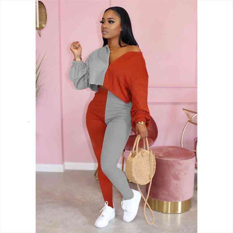 casual patchwork 2 piece set women long sleeve crop pants streetwear matching sets autumn clothes club outfits female, White
casual patchwork 2 piece set women long sleeve crop pants streetwear matching sets autumn clothes club outfits female, White
