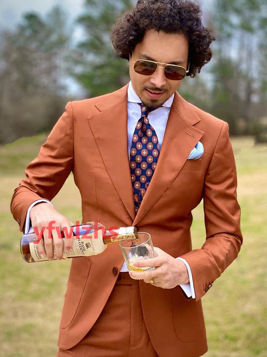 Handsome Two Buttons Groomsmen Notch Lapel Groom Tuxedos Men Suits Wedding/Prom/Dinner Man Blazer(Jacket+Tie+Pants) T365, Same as image
Handsome Two Buttons Groomsmen Notch Lapel Groom Tuxedos Men Suits Wedding/Prom/Dinner Man Blazer(Jacket+Tie+Pants) T365, Same as image