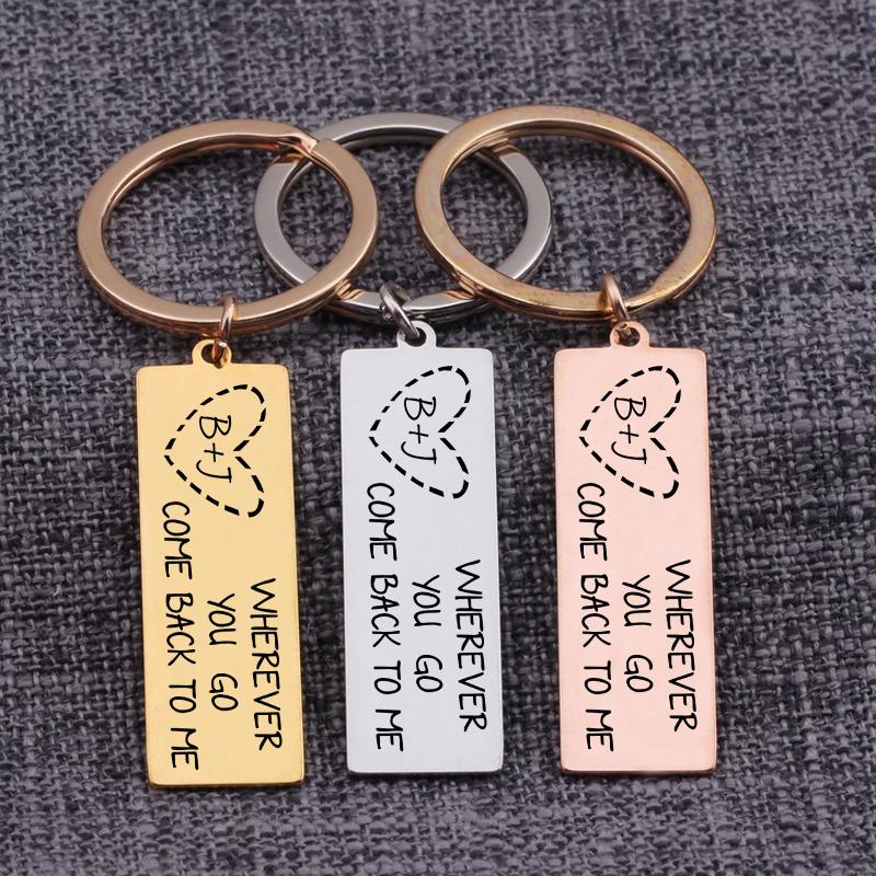 Keychains Specialised Name Wherever You Go Come Back To Me Customized Keychain Distance Love Key Tag Gift For Lover Couple Bag Charm
Keychains Specialised Name Wherever You Go Come Back To Me Customized Keychain Distance Love Key Tag Gift For Lover Couple Bag Charm