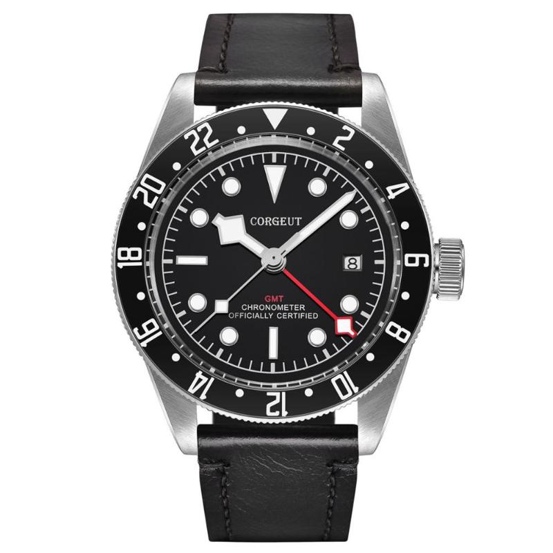 Wristwatches 41mm GMT Men's Automatic Mechanical Watch Sapphire Glass Date Stainless Steel Case Leather Strap 10bar Waterproof Lum WristWatc, Slivery;brown
Wristwatches 41mm GMT Men's Automatic Mechanical Watch Sapphire Glass Date Stainless Steel Case Leather Strap 10bar Waterproof Lum WristWatc, Slivery;brown