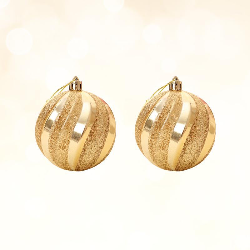 Party Decoration 6pcs Christmas Tree Hanging Ornaments Glitter Pendant Holiday Home (Golden)
Party Decoration 6pcs Christmas Tree Hanging Ornaments Glitter Pendant Holiday Home (Golden)