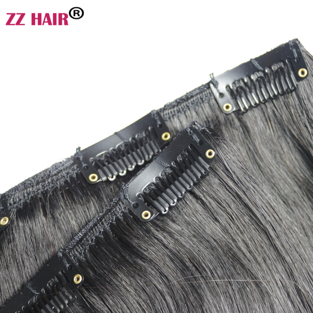 16 - 28 inches 80g-200g 100% Brazilian Remy Human Hair Extensions 2Pcs Set 1x20cm 1x15cm Two Pieces Natural Straight
