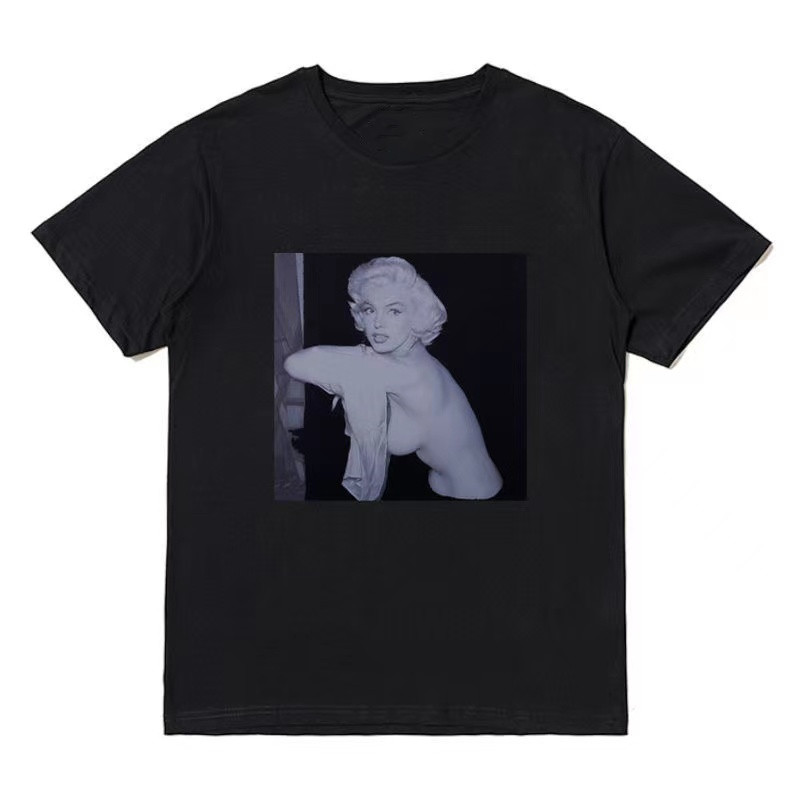 Designer Pal 20SS Tee Marilyn Monroe short-sleeved T-shirt with backless photo, White
Designer Pal 20SS Tee Marilyn Monroe short-sleeved T-shirt with backless photo, White