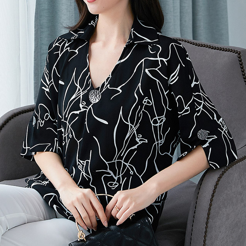 Women's t-shirts Overweight Plus Size Women Clothing Summer Style Chiffon Shirt Top Tee Woman Tees Tops Oversize Women's t-shirt 210302