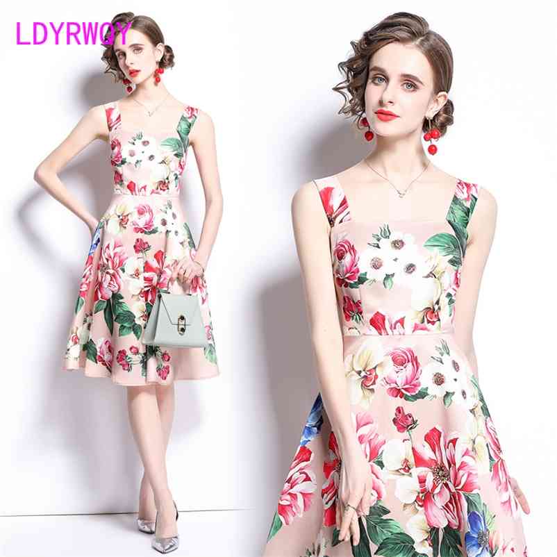 LDYRWQY style Korean temperament fashion slim sling print sexy square neck dress Polyester Office Lady summer 210603, Photo color
LDYRWQY style Korean temperament fashion slim sling print sexy square neck dress Polyester Office Lady summer 210603, Photo color