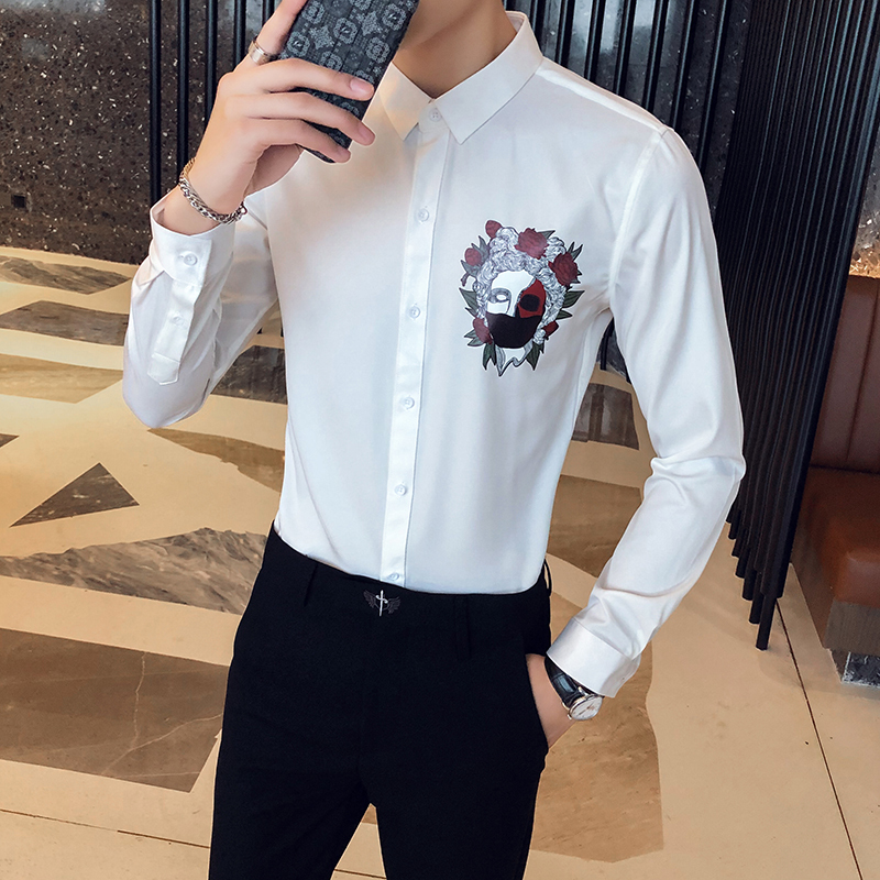New Primavera Nova 2021 Moda Imprimir Manga Longa Camisas De Trabalho Para Homens Roupas Simples Fino Ajuste Clube Noite Vestido Casual Plus, White
New Primavera Nova 2021 Moda Imprimir Manga Longa Camisas De Trabalho Para Homens Roupas Simples Fino Ajuste Clube Noite Vestido Casual Plus, White