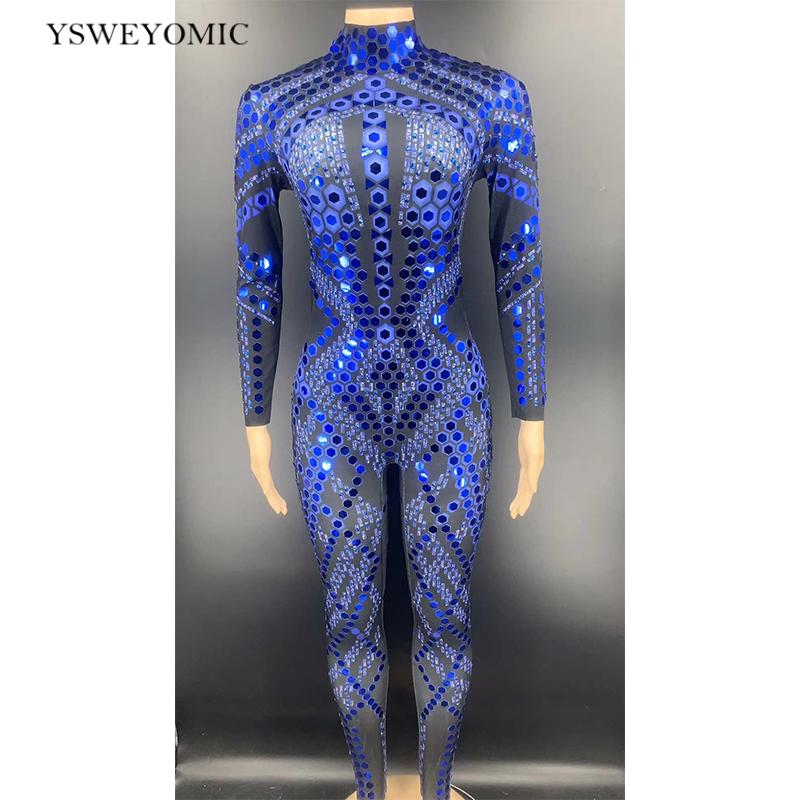 Women's Jumpsuits & Rompers Flashing Blue Sequined Long Sleeve Women Jumpsuit Birthday Celebrate Party Outfit Bar Nightclub Dance Costume Sh, Black;white
Women's Jumpsuits & Rompers Flashing Blue Sequined Long Sleeve Women Jumpsuit Birthday Celebrate Party Outfit Bar Nightclub Dance Costume Sh, Black;white