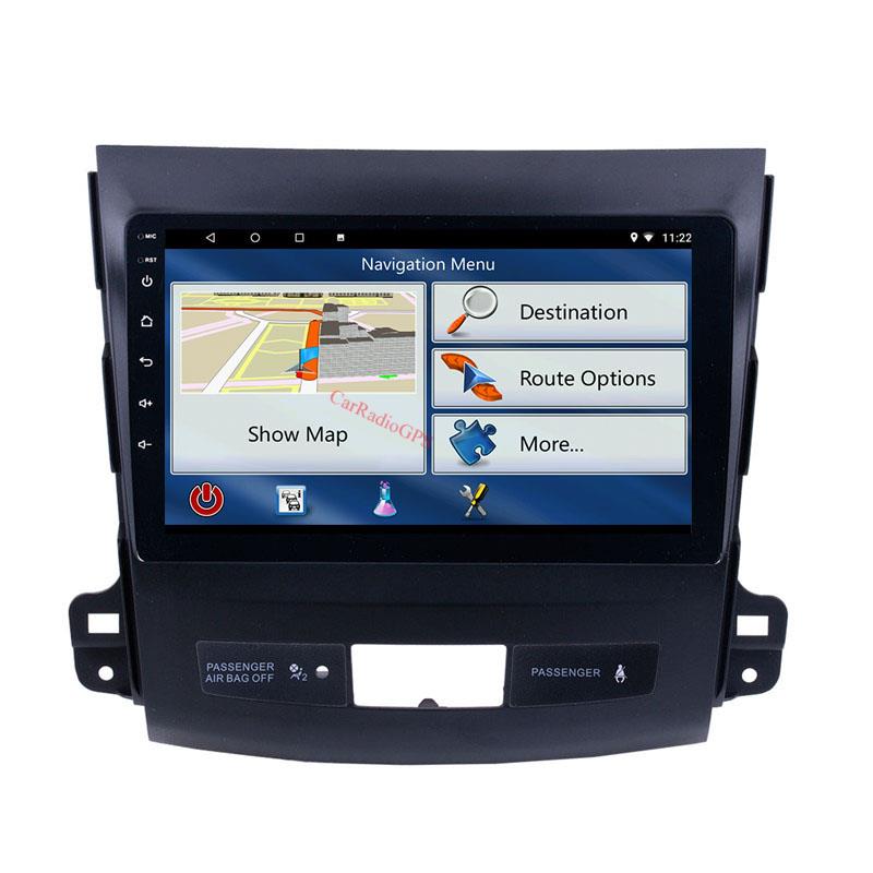 Android 10 Car dvd Radio Player for MITSUBISHI Outlander 2006-2014 Auto Stereo Support Wifi Backup Camera GPS Head Unit 9 Inch